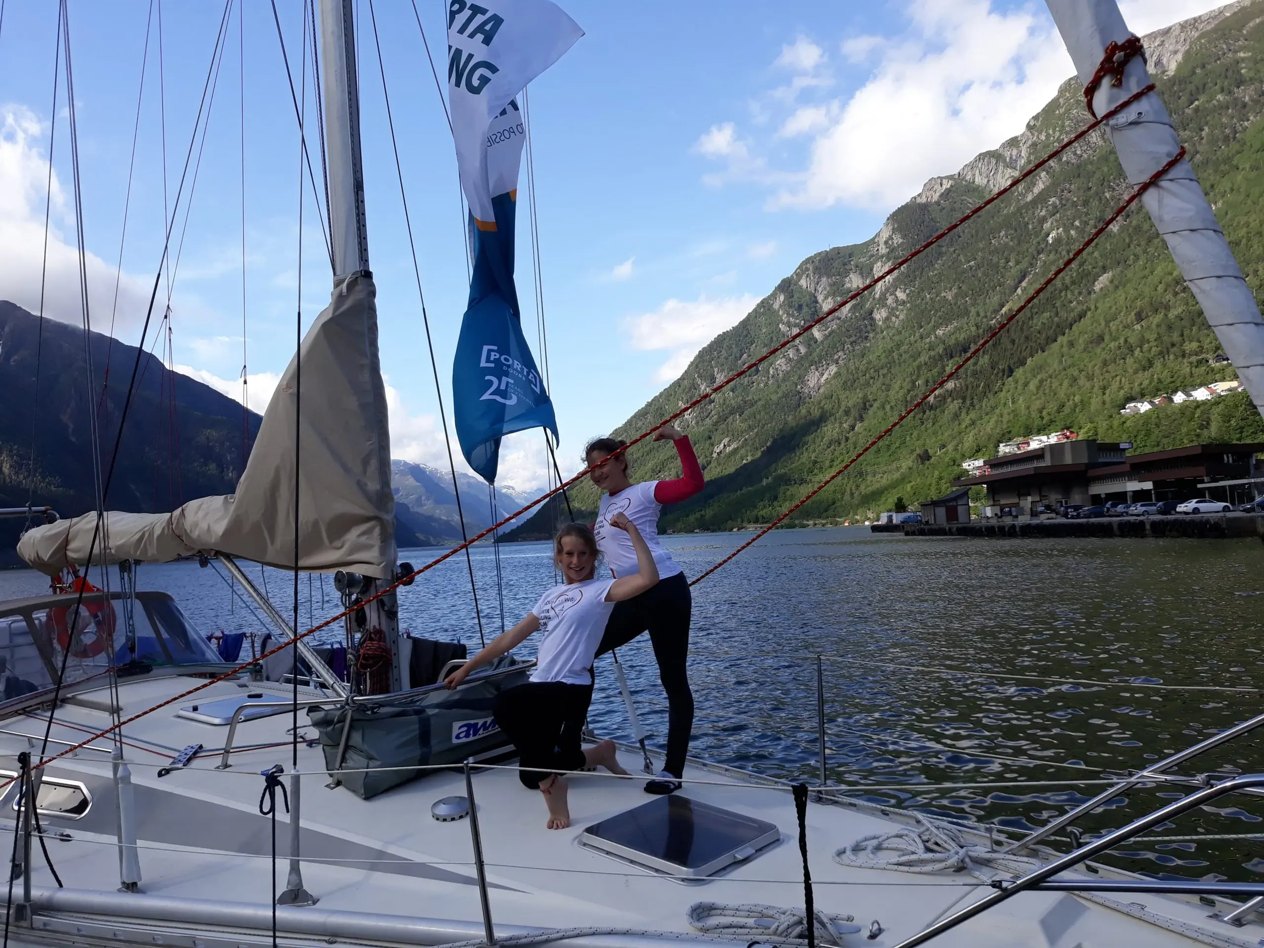 Dzieciaki na deku I Love Norway 2019 - Porta Sailing Team